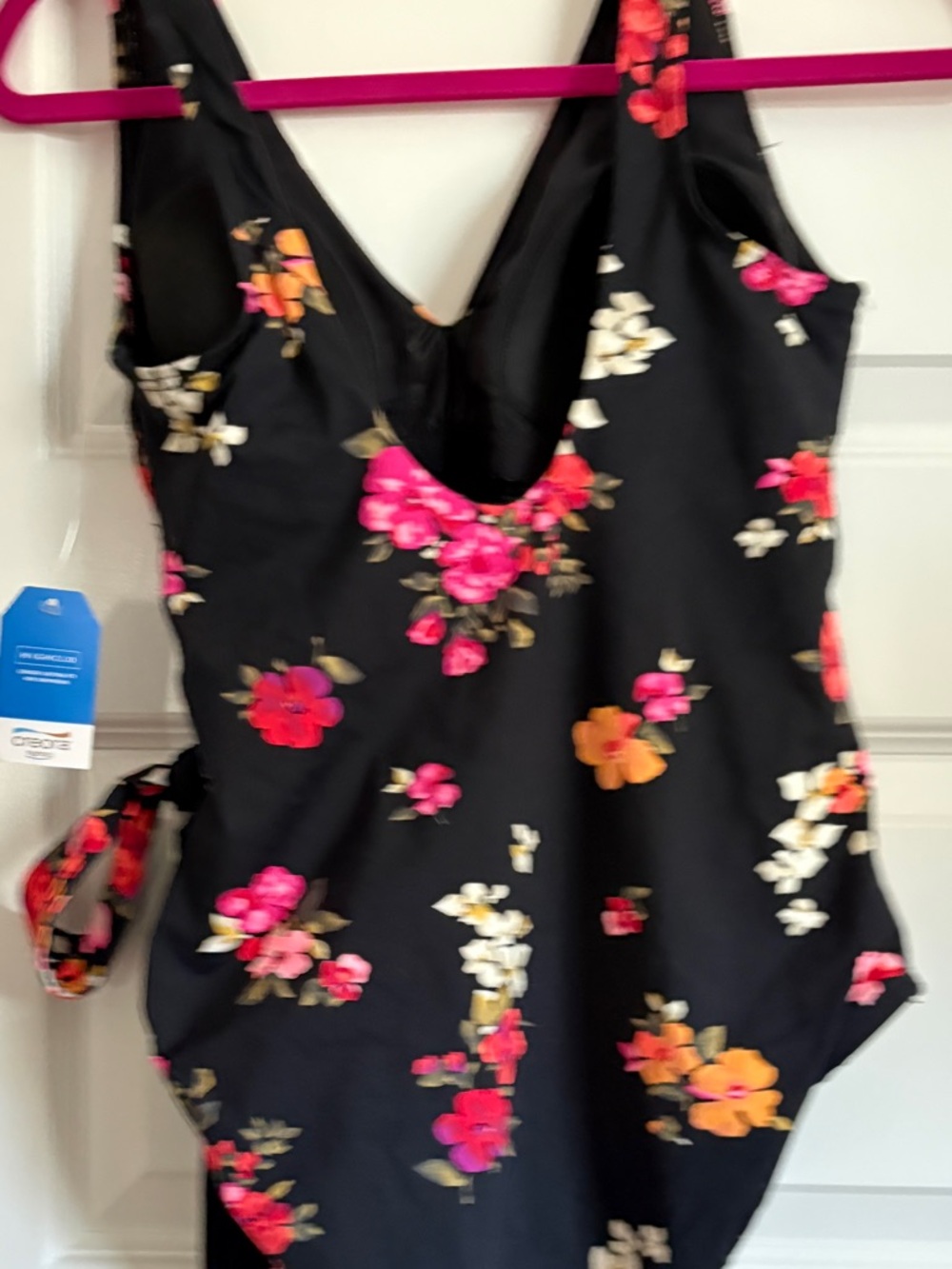 Lands' End Black Swimsuit Tag - Size 10